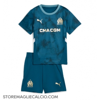 Olympique de Marseille Maglia Gara Trasferta Repliche 2024-25 Bambino